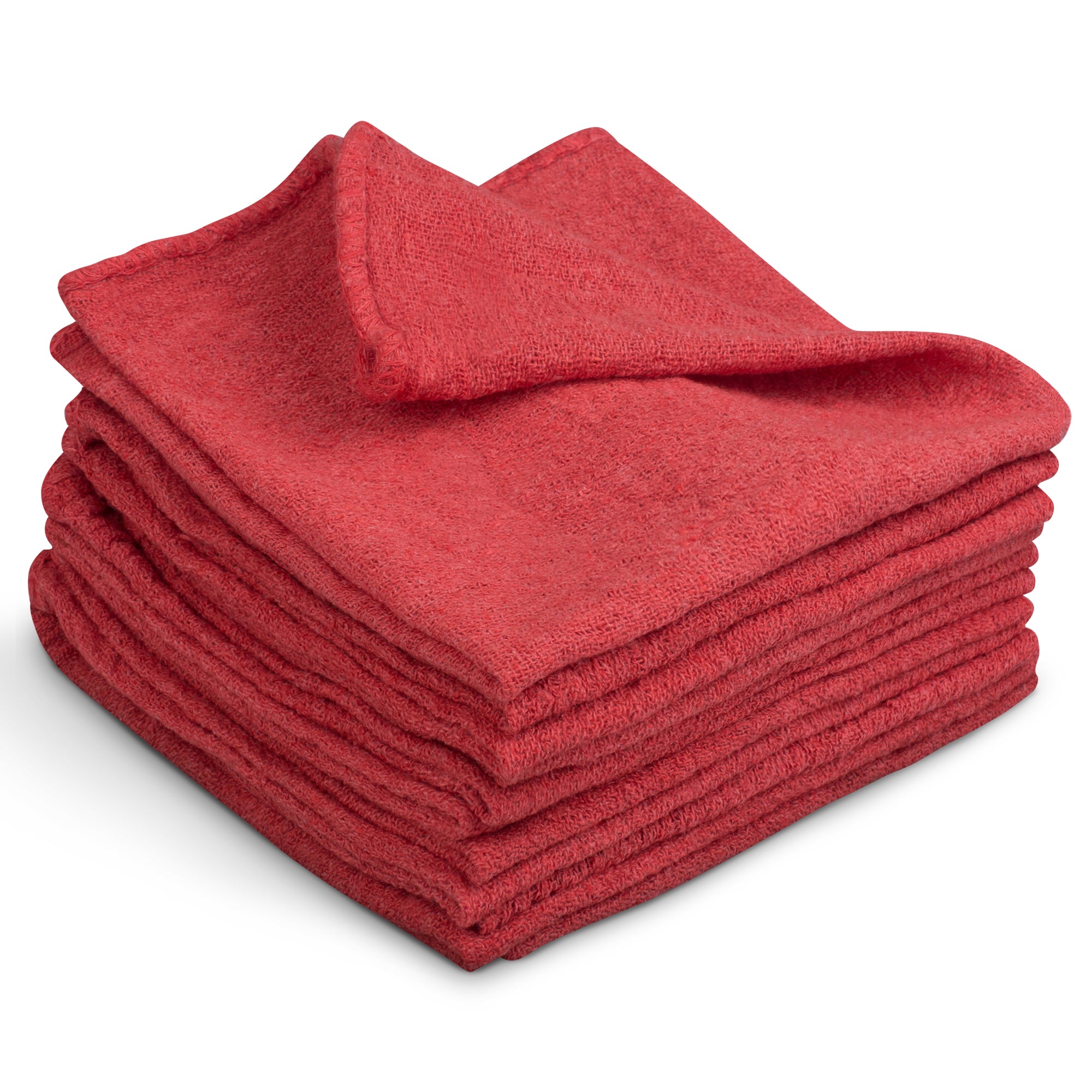 Member's Mark Commercial 12 x 14 Shop Towels, Red (100 Count