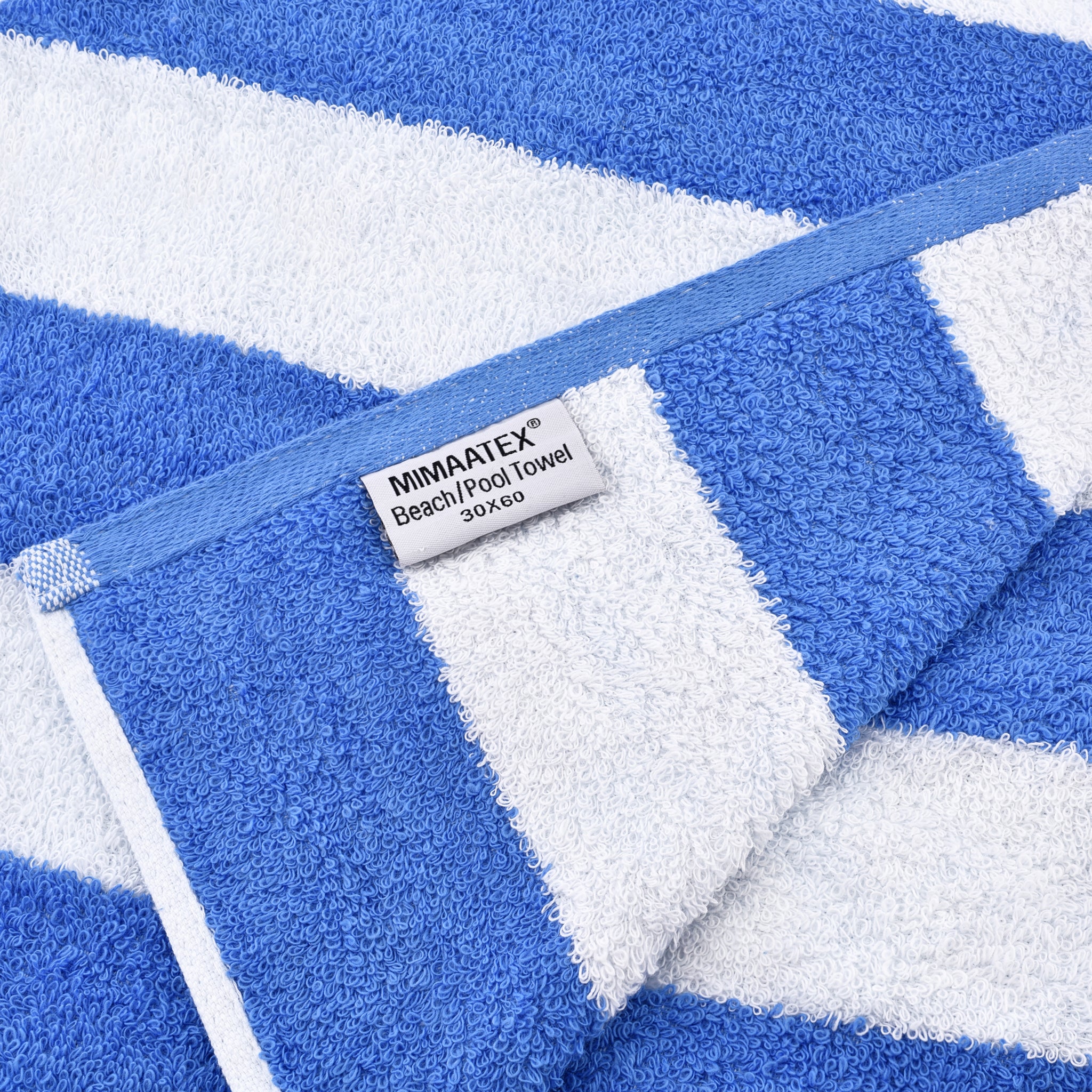 MIMAATEX Pool/Beach Cabana Towel Set - Pack of 4 pieces - 30”x 60