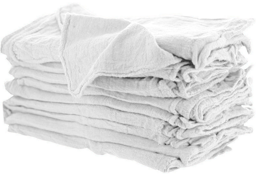 Transparent Shop Rags 100% White Cotton Shop Towels Industrial Shop Rags 14